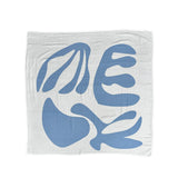 ‘Golden Child’ The Holiday Organic Muslin Baby Swaddle -  Blue Lagoon