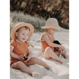 ‘L+L the label’ Raffia Kids Sun Hat
