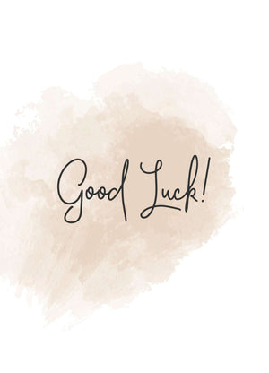 GOOD LUCK