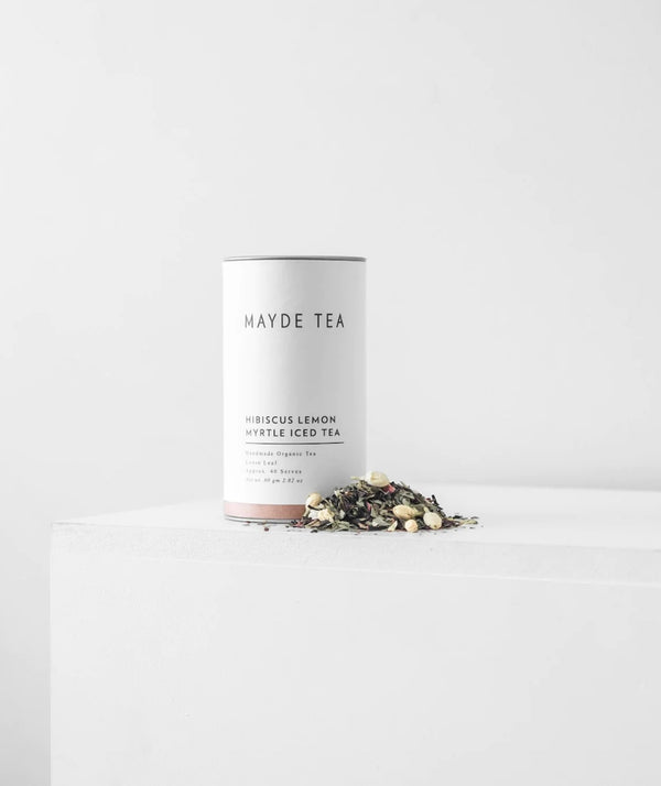 ‘Mayde Tea’ Hibiscus Lemon Myrtle Iced Loose Leaf Tea 40g