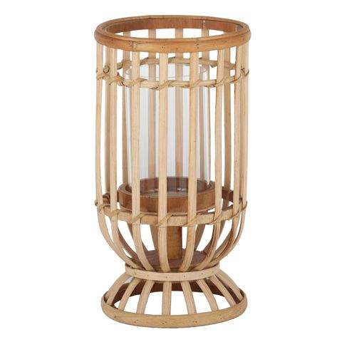 Briella Rattan Candleholder