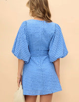 The Ashleigh Dress - Blue