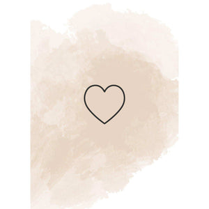LOVE HEART SYMBOL (PEACH)