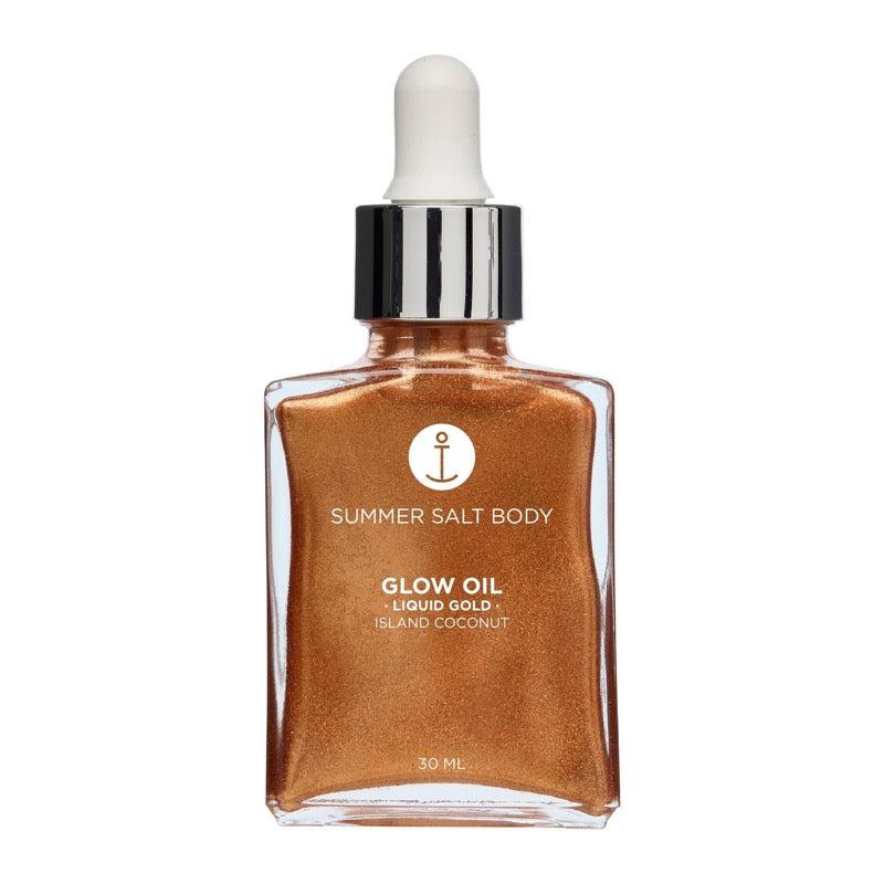 'Summer Salt Body' Glow Oil 30mlGive your skin an instant glow up with our luxe glow oil.  
It will make you feel like a goddess while offering shimmer and sparkle. Lightweight and non-sticky, it wSummer Salt Body