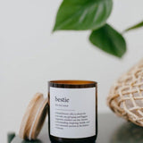 'The Commonfolk Collective' Bestie Dictionary Meaning Candle