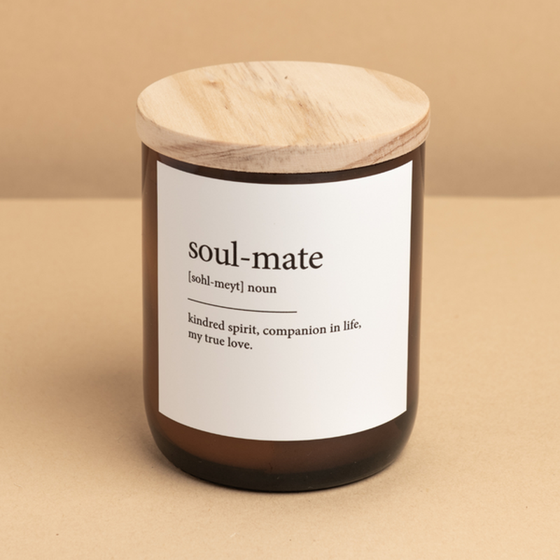 'The Commonfolk Collective' Soul-mate Dictionary Meaning Candle