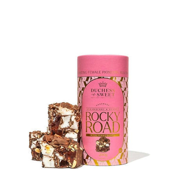 'Duchess of Sweet' Rocky Road
Pretty as a picture this is a perfect pleasure for a princess or prince, this rocky road makes a great gift for family and friends or a special treat just for you.
Duchess of Sweet