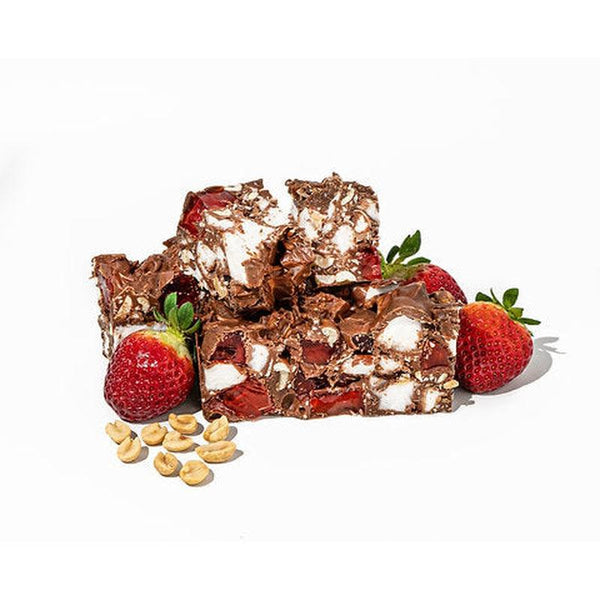 'Duchess of Sweet' Rocky Road
Pretty as a picture this is a perfect pleasure for a princess or prince, this rocky road makes a great gift for family and friends or a special treat just for you.
Duchess of Sweet