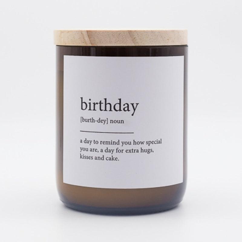 'The Commonfolk Collective' Birthday Dictionary Meaning Candle