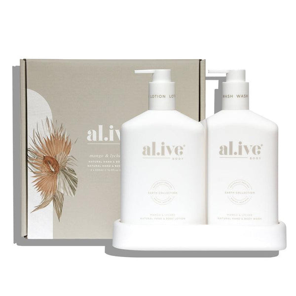 'Al.Ive Body' - Body Wash and Lotion Range.  Duos Trays + Singles