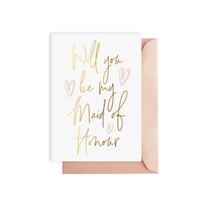 Elm Paper - Maid of Honour Card