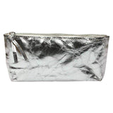 'Huxter' Paper Cosmetic Purse-Silver-House of Holabox