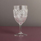 'Indigo Love Collectors' Flemington Acrylic Wine Glasses - Assorted Colours-Clear-House of Holabox