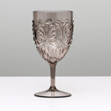 'Indigo Love Collectors' Flemington Acrylic Wine Glasses - Assorted Colours-Smoke-House of Holabox