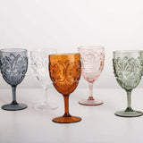 'Indigo Love Collectors' Flemington Acrylic Wine Glasses - Assorted Colours-House of Holabox