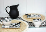 ‘Lavida’ Bleached Fringe Placemat-House of Holabox