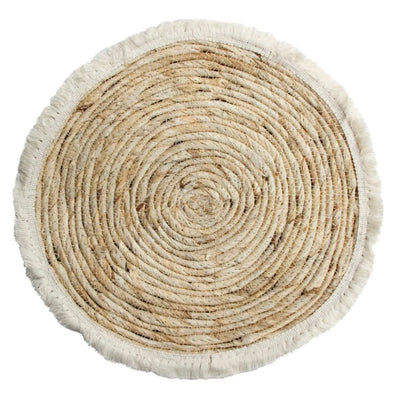 ‘Lavida’ Bleached Fringe Placemat
