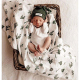 'Snuggle Hunny’ Organic Muslin Wraps-Cactus-House of Holabox