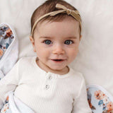 'Snuggle Hunny' Velvet Baby Headbands - Assorted Colours-House of Holabox