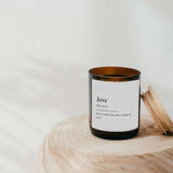 'The Commonfolk Collective' Love Dictionary Meaning Candle-House of Holabox