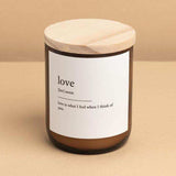 'The Commonfolk Collective' Love Dictionary Meaning Candle-House of Holabox