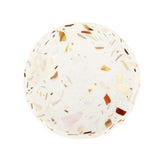 'Zakkia' Terrazzo Dimple Tray-Seashell-House of Holabox