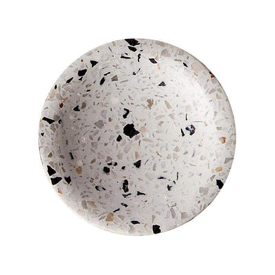 'Zakkia' Terrazzo Dimple Tray – Snow