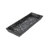 'Zakkia' Terrazzo Rectangle TrayThe ZAKKIA Terrazzo Tray has been designed to display candles and other trinkets. 
ZAKKIA Terrazzo has been sealed so you can feel free to serve food on your tray anZakkia